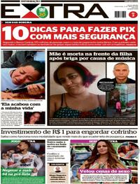 Capa do jornal Extra 12/05/2026