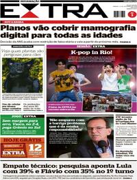 Capa Jornal Extra