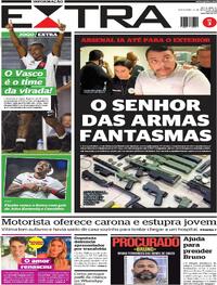 Capa do jornal Extra 13/03/2026