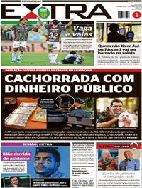 Capa do jornal Extra 13/05/2026