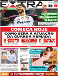 Capa do jornal Extra 15/03/2026