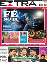 Capa do jornal Extra 17/02/2026