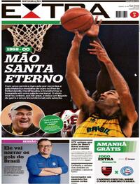 Capa do jornal Extra 18/04/2026