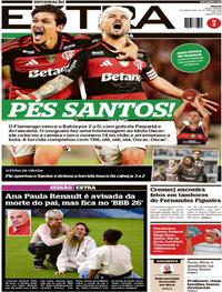 Capa do jornal Extra 20/04/2026