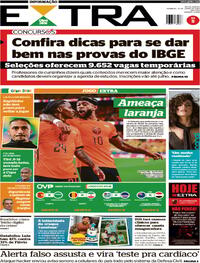 Capa Jornal Extra