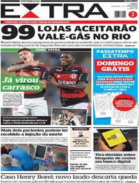 Capa do jornal Extra 22/01/2026