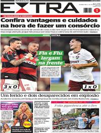 Capa do jornal Extra 23/02/2026