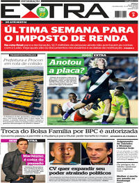 Capa Extra 25/05/2026