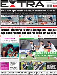 Capa Jornal Extra