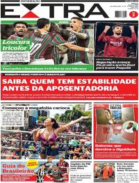 Capa do jornal Extra 26/01/2026