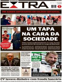 Capa do jornal Extra 26/03/2026