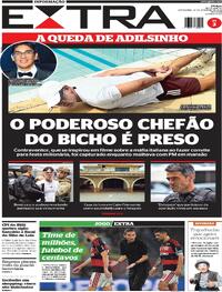 Capa do jornal Extra 27/02/2026