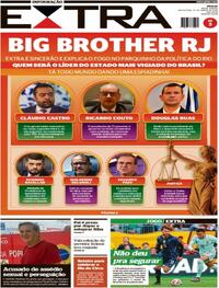 Capa do jornal Extra 27/03/2026