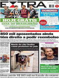Capa do jornal Extra 28/01/2026