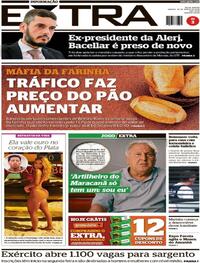 Capa do jornal Extra 28/03/2026