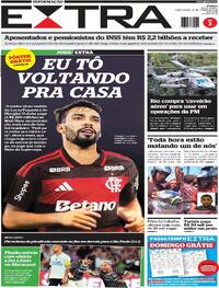Capa do jornal Extra 29/01/2026
