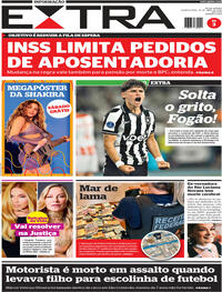Capa do jornal Extra 29/04/2026