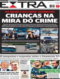 Capa Jornal Extra
