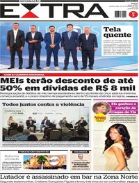 Capa do jornal Extra 30/09/2026