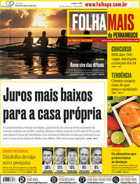 Capa do jornal Folha de Pernambuco 15/09/2018