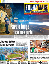 Capa do jornal Folha de Pernambuco 15/12/2018