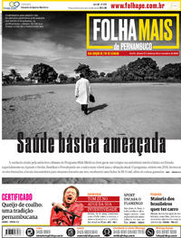 Capa do jornal Folha de Pernambuco 17/11/2018