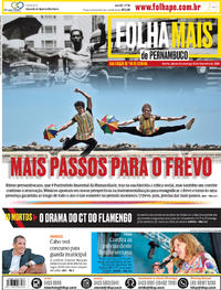 Capa do jornal Folha de Pernambuco 09/02/2019