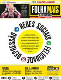 Capa do jornal Folha de Pernambuco 12/01/2019