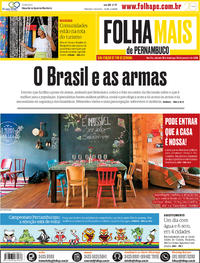 Capa do jornal Folha de Pernambuco 19/01/2019