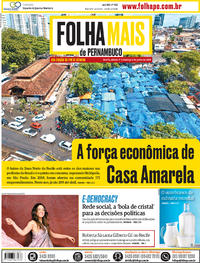 Capa do jornal Folha de Pernambuco 01/06/2019