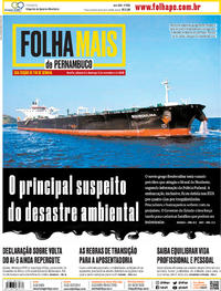 Capa do jornal Folha de Pernambuco 02/11/2019