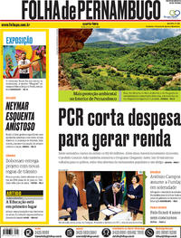 Capa do jornal Folha de Pernambuco 05/06/2019