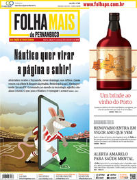 Capa do jornal Folha de Pernambuco 07/09/2019