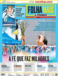 Capa do jornal Folha de Pernambuco 07/12/2019
