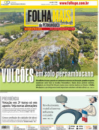 Capa do jornal Folha de Pernambuco 13/07/2019