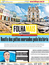 Capa do jornal Folha de Pernambuco 23/11/2019