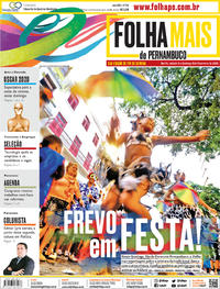 Capa do jornal Folha de Pernambuco 08/02/2020