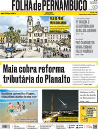 Capa do jornal Folha de Pernambuco 17/07/2020