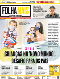 Capa do jornal Folha de Pernambuco 25/07/2020
