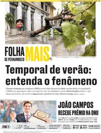 Capa do jornal Folha de Pernambuco 17/02/2024