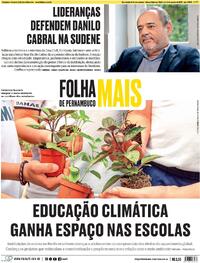 Capa do jornal Folha de Pernambuco 02/08/2025