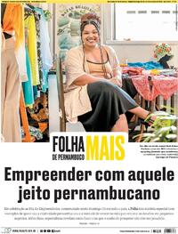 Capa do jornal Folha de Pernambuco 04/10/2025