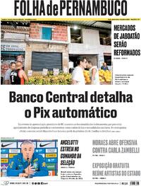Capa do jornal Folha de Pernambuco 05/06/2025