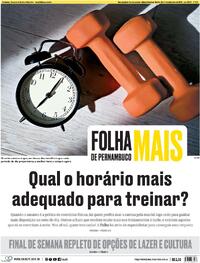 Capa do jornal Folha de Pernambuco 13/09/2025