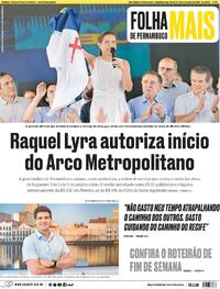 Capa do jornal Folha de Pernambuco 13/12/2025