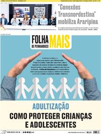Capa do jornal Folha de Pernambuco 16/08/2025
