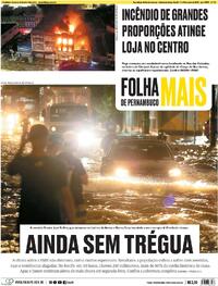 Capa do jornal Folha de Pernambuco 17/05/2025