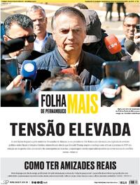 Capa do jornal Folha de Pernambuco 19/07/2025