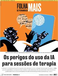 Capa do jornal Folha de Pernambuco 20/09/2025