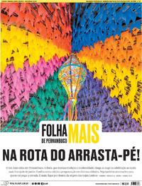 Capa do jornal Folha de Pernambuco 21/06/2025